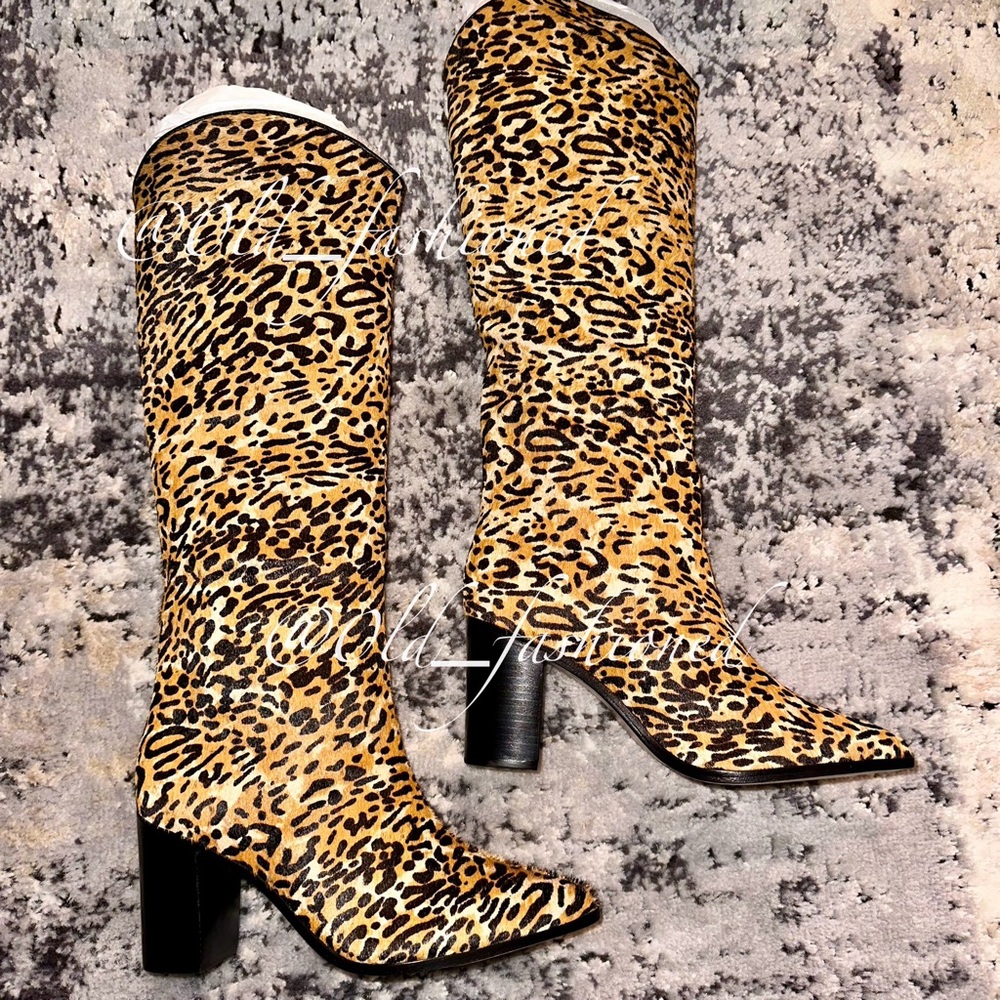 Price Firm - SCHUTZ Fur + Leather Boots - Picture 7 of 11